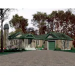 Bungalow House Plan Front of House 148D-0005