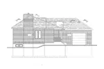 Bungalow House Plan Left Elevation - 148D-0005 - Shop House Plans and More