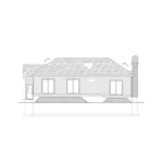 Bungalow House Plan Rear Elevation - Lindenwald Ranch Home 148D-0005 - Shop House Plans and More