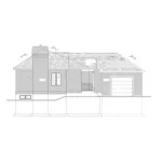 Bungalow House Plan Right Elevation - Lindenwald Ranch Home 148D-0005 - Shop House Plans and More