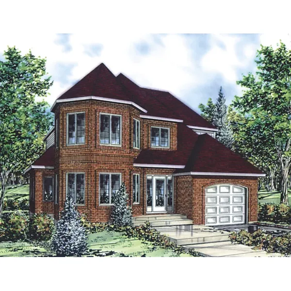 Cabin & Cottage House Plan Front of Home - Mt. Joy Traditional Home 148D-0006 - Shop House Plans and More