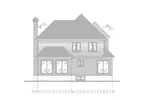 Cabin & Cottage House Plan Rear Elevation - 148D-0006 - Shop House Plans and More