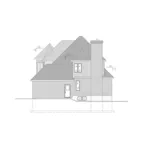 Cabin & Cottage House Plan Right Elevation - Mt. Joy Traditional Home 148D-0006 - Shop House Plans and More