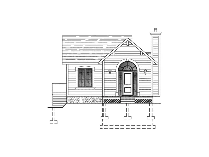 Bungalow House Plan Front Elevation - 148D-0008 - Shop House Plans and More