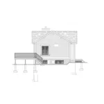 Bungalow House Plan Left Elevation - Ocean Cove Vacation Home 148D-0008 - Shop House Plans and More