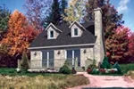 Cabin & Cottage House Plan Front of House 148D-0009