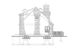 Cabin & Cottage House Plan Right Elevation - 148D-0009 - Shop House Plans and More