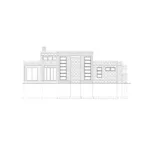 Left Elevation - Sweeney Modern Home 148D-0012 - Shop House Plans and More