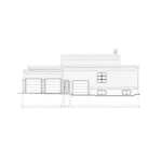 Right Elevation - Sweeney Modern Home 148D-0012 - Shop House Plans and More