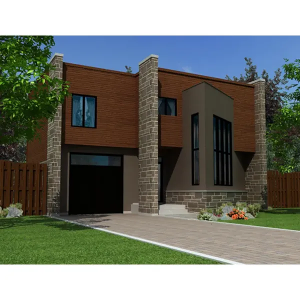 Front of Home - Sylvan Modern Home 148D-0014 - Shop House Plans and More