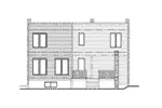 Rear Elevation - 148D-0014 - Shop House Plans and More