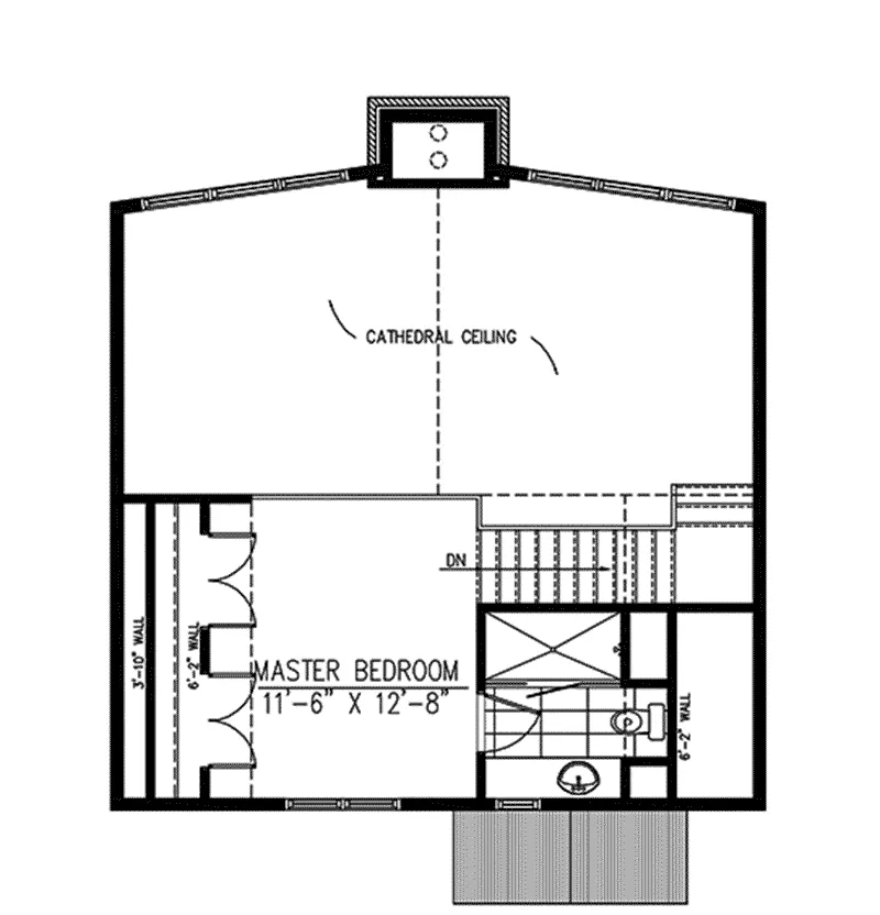 Vacation House Plan Second Floor - 148D-0015 - Shop House Plans and More
