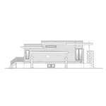 Bungalow House Plan Left Elevation - Vantage Hill Modern Home 148D-0017 - Shop House Plans and More