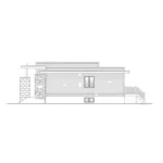 Bungalow House Plan Right Elevation - Vantage Hill Modern Home 148D-0017 - Shop House Plans and More