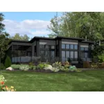 Modern House Plan Front of House 148D-0018