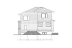 Modern House Plan Rear Elevation - 148D-0019 - Shop House Plans and More