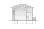 Rear Elevation - 148D-0023 - Shop House Plans and More