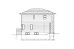Right Elevation - 148D-0023 - Shop House Plans and More