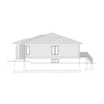 Contemporary House Plan Right Elevation - 148D-0024 - Shop House Plans and More