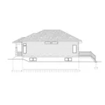 Contemporary House Plan Right Elevation - Galeno Modern Home 148D-0025 - Shop House Plans and More