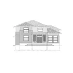 Modern House Plan Rear Elevation - Coronet Modern Home 148D-0027 - Shop House Plans and More