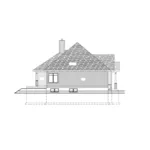 Ranch House Plan Left Elevation - Smithsville Traditional Home 148D-0036 - Shop House Plans and More