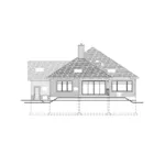 Ranch House Plan Rear Elevation - Smithsville Traditional Home 148D-0036 - Shop House Plans and More