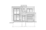 Front Elevation - Ventnor Modern Home 148D-0038 - Shop House Plans and More