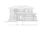 Cabin & Cottage House Plan Front Elevation - Wilkie Modern Home 148D-0040 - Shop House Plans and More