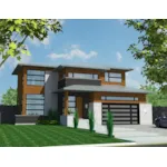 Cabin & Cottage House Plan Front of Home - Wilkie Modern Home 148D-0040 - Shop House Plans and More