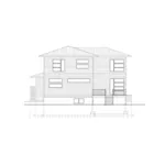 Cabin & Cottage House Plan Rear Elevation - Wilkie Modern Home 148D-0040 - Shop House Plans and More