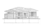 Front Elevation - Pello Modern Ranch Home 148D-0042 - Shop House Plans and More