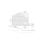 Cabin & Cottage House Plan Right Elevation - Kramer Lake Vacation Home 148D-0045 - Shop House Plans and More