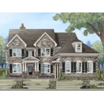 Traditional House Plan Front of House 149D-0003