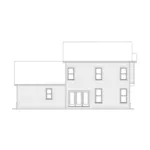 Traditional House Plan Rear Elevation - Milford Park Traditional Home 149D-0006 - Shop House Plans and More