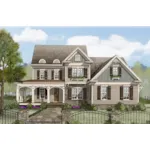 Traditional House Plan Front of House 149D-0008