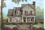 Traditional House Plan Front of Home - Sope Creek Craftsman Home 149D-0009 - Shop House Plans and More
