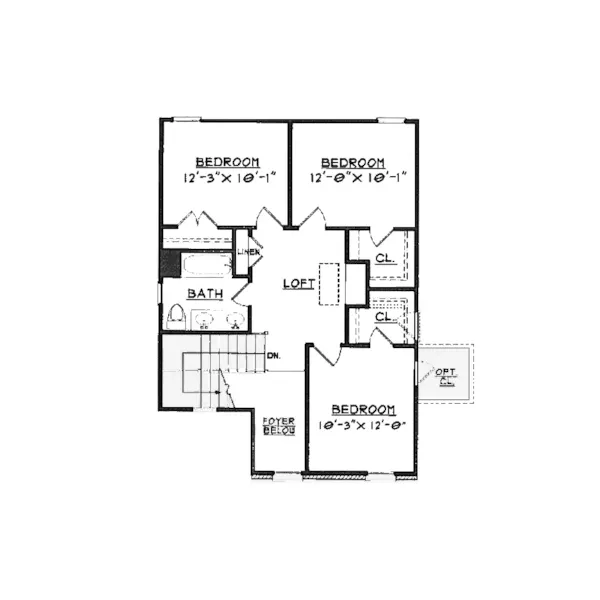 Traditional House Plan Second Floor - Tanyard Traditional Home 149D-0010 - Shop House Plans and More