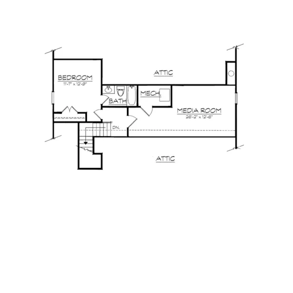 Craftsman House Plan Second Floor - Brinker Ranch Home 149D-0011 - Search House Plans and More