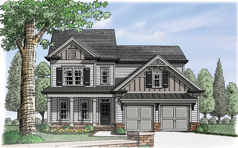 Country House Plan Front Image - Tate Hill Craftsman Home 149D-0012 - Shop House Plans and More