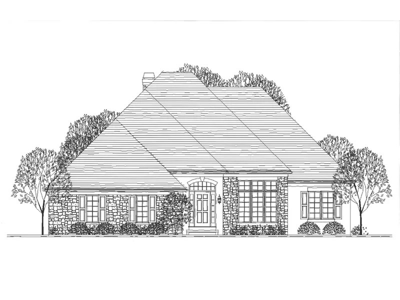 Traditional House Plan Front Image of House - 151D-0002 - Shop House Plans and More