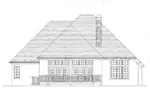 Traditional House Plan Rear Photo 01 - 151D-0002 - Shop House Plans and More