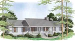 Rustic House Plan Front of House 153D-0002