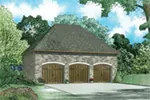 Rustic House Plan Front of House 154D-6000
