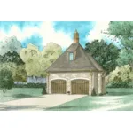 European House Plan Front of House 154D-6002