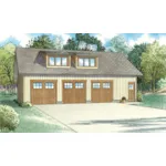 Building Plans Front of House 154D-7500