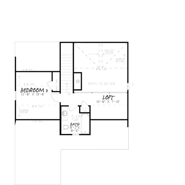 Shingle House Plan Loft - Lindsey Landing Rustic Home 155D-0002 - Shop House Plans and More