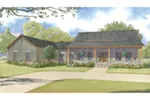 Craftsman House Plan Front of Home - Summer Breeze Craftsman Home 155D-0004 - Shop House Plans and More