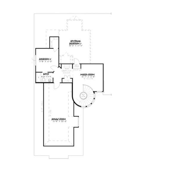 Luxury House Plan Second Floor - Ivy Cottage European Home 155D-0007 - Search House Plans and More