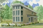 Vacation House Plan Front of House 155D-0011